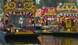 Mexique: les bateaux de Xochimilco rouvrent malgré le coronavirus