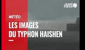 Le typhon Haishen touche la Corée du Sud