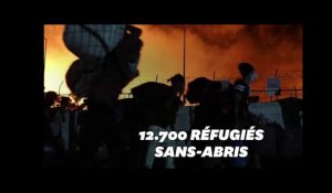 À Lesbos, un incendie détruit le plus grand camp de migrants de Grèce