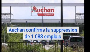 Auchan annonce la suppression de 1 088 emplois