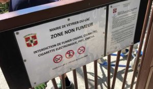 La commune de Veyrier-du-Lac a pris un arrêté interdisant de fumer sur la plage de la Brune