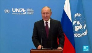 REPLAY- Discours du président russe Vladimir Poutine à l'occasion de la 75e Assemblée générale de l'ONU