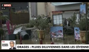 Les Cévennes frappées par des pluies torrentielles après des orages (vidéo)