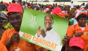 Présidentielle ivoirienne: des milliers de jeunes se réunissent pour soutenir Ouattara