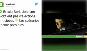 Brexit : La demande d'élections anticipées de Boris Johnson rejetée par le Parlement britannique