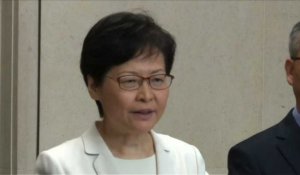 Carrie Lam dit que le retrait du projet de loi est la décision du gouvernement de Hong Kong