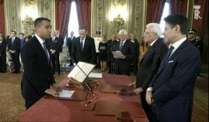 Italie: le nouveau gouvernement italien de Giuseppe Conte prête serment
