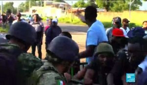 Affrontements entre migrants et force de l'ordre à la frontière mexicaine