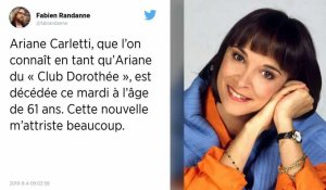 Ariane Carletti ("Club Dorothée") est morte