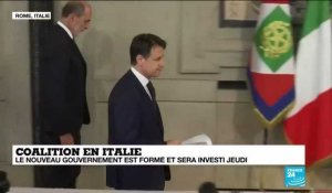 En Italie, le nouveau gouvernement de Giuseppe Conte est formé