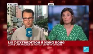 Hong Kong : Carrie Lam annonce le retrait du projet de loi sur les extraditions