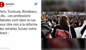 Réforme des retraites : Plusieurs milliers d'avocats manifestent à Paris
