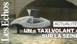 Les SeaBubbles, « taxis volants » sur l'eau, reprennent leurs tests sur la Seine