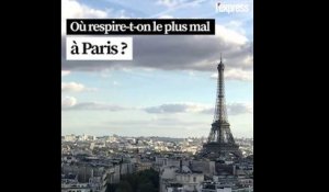 Une carte interactive montre les zone les plus polluées de Paris