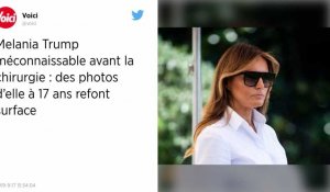 Melania Trump est méconnaissable sur des clichés d'elle à 17 ans.