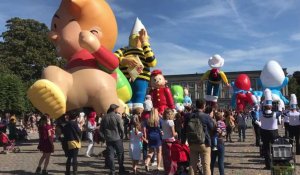 La Balloon's Day Parade à Bruxelles lors de la fête de la BD