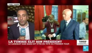 Présidentielle en Tunisie : le candidat anti-système Kais Saied dit être en tête du premier tour