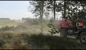 Un feu de forêt menace un champ d'éoliennes à Arfons dans le Tarn