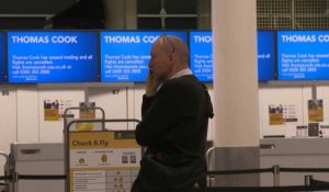 L'enregistrement de Thomas Cook fermé à Gatwick après la faillite du voyagiste