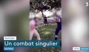 Quimper : match de boxe entre un policier et un caïd - ZAPPING ACTU DU 23/09/2019