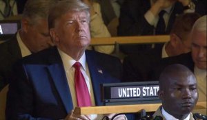 Donald Trump fait une apparition surprise au sommet climat de l'ONU
