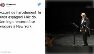 Accusé de harcèlement, Placido Domingo renonce à se produire au Metropolitan Opera de New York
