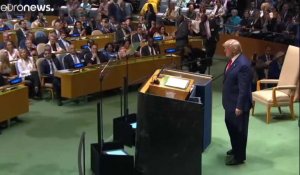 Dossiers brûlants à la tribune de l'ONU, Macron espère encore une rencontre Trump-Rohani