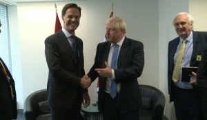 Boris Johnson rencontre le Premier ministre néerlandais à l'ONU