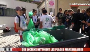 Le 18:18 - Marseille : quand des lycéens nettoient les plages