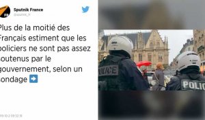 Plus d'un Français sur deux estime que les policiers ne sont pas assez soutenus