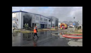 Sainte-Luce-sur-Loire : incendie dans une entreprise spécialisée dans le nettoyage industriel