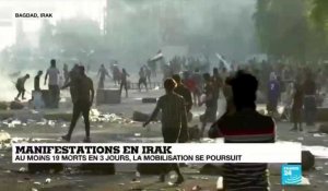 Irak : "Les violences contre les manifestants sont la responsabilité du gouvernement, car ils ont le droit de protester"