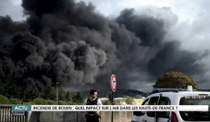 Incendie de Rouen : Quel impact sur l'air dans les Hauts-de-France ?