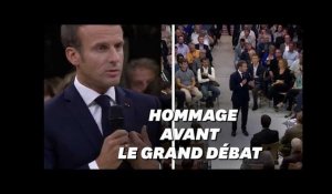 Macron ouvre le débat sur les retraites par une minute de silence
