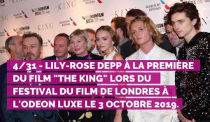 PHOTOS. Lily-Rose Depp opte pour un sideboob osé à l'avant-première de The King