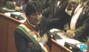 Evo Morales, premier président indigène de l'histoire la Bolivie