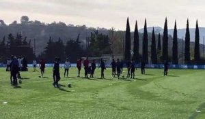 PSG-OM : Alvaro présent à l'entraînement, un groupe presque au complet