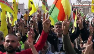 Manifestation kurde à Marseille : les protestataires réclament "des sanctions contre le régime d'Erdogan"