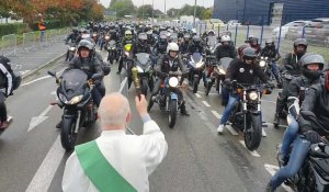 Mille motards à Armentières pour Wonder Augustine