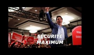 Pourquoi Trudeau portait un gilet pare-balles à son dernier meeting