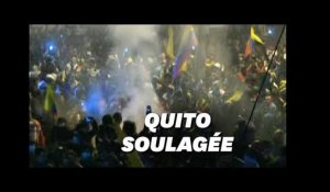 À Quito, les images de la liesse des Équatoriens après l&#39;annonce d&#39;un accord