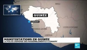 Manifestations en Guinée : la police disperse des rassemblements à Conakry