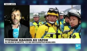 Typhon Hagibis au Japon : au moins 56 morts, 110 000 secouristes mobilisés
