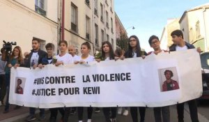Un millier de personnes marchent pour Kewi, 15 ans, tué pendant un cours d'EPS