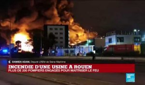 Incendie d'une usine à Rouen : "pas de toxicité aiguë" selon le préfet