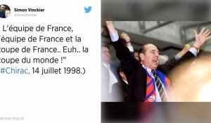 Mort de J. Chirac. L'ancien président de la République indissociable de la Coupe du monde 1998