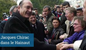 Jacques Chirac dans le Hainaut