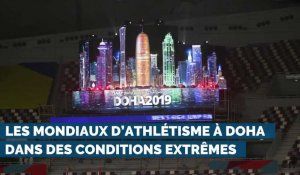 Les Mondiaux d'athlétisme à Doha dans des conditions extrêmes
