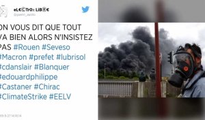 Incendie de l'usine Lubrizol à Rouen : Jean-Michel Blanquer confirme la réouverture des écoles lundi