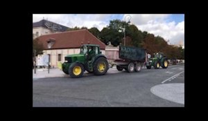 Manifestation des agriculteurs à Troyes